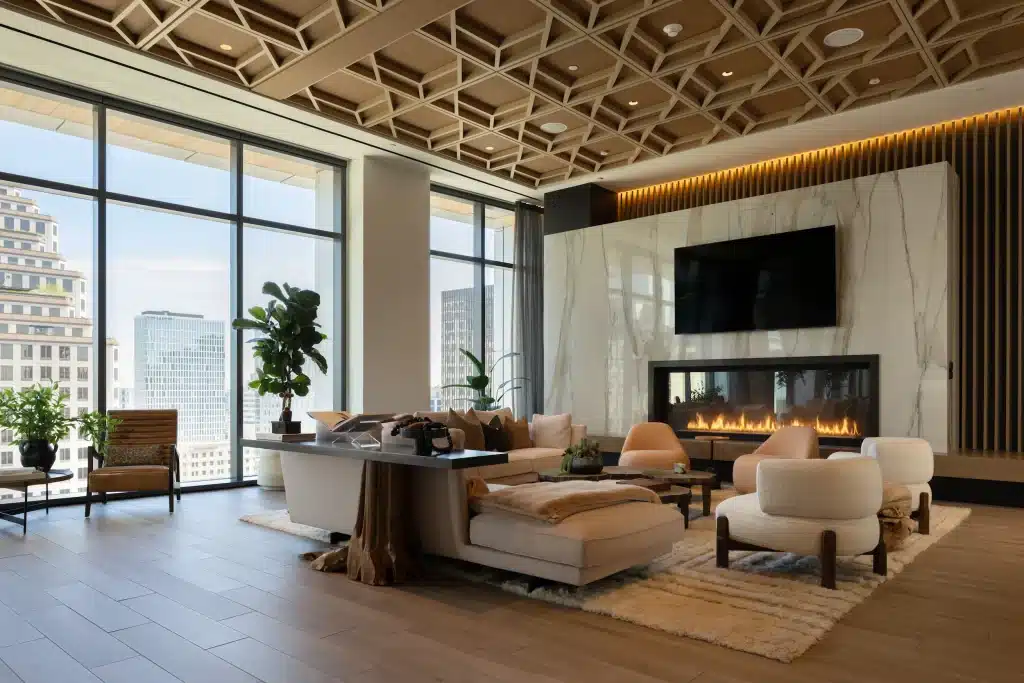 415 Colorado amenity space, Saeid Zare photography